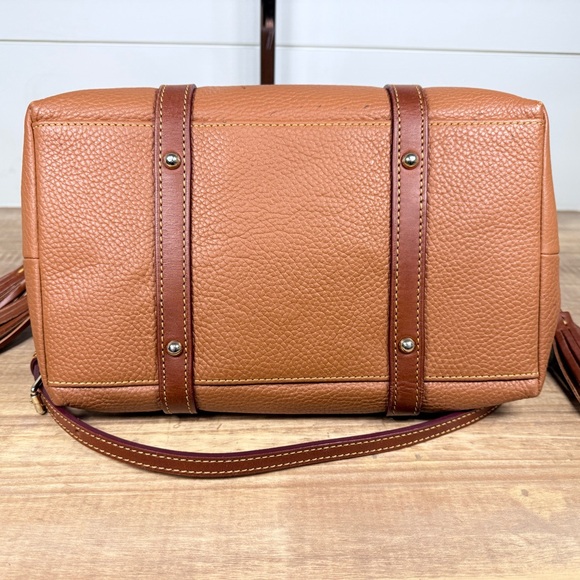 Dooney & Bourke Tan Leather Bristol Satchel - Picture 5 of 12